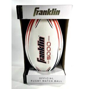 Franklin Sports 5000 Official Rugby Ball DC2442 Size 5 New Factory Sealed